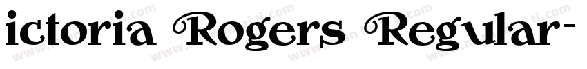 ictoria Rogers Regular字体转换